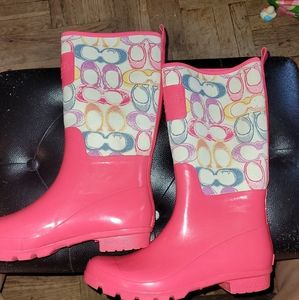 Coach Rain Boots